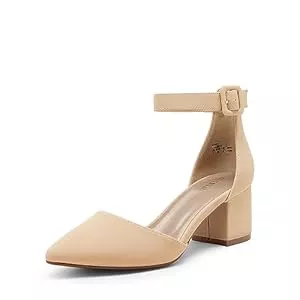 DREAM PAIRS High Heels DREAM PAIRS Hochzeitsschuhe Damen Spangenpumps Tanzschuhe Sandaletten mit Blockabsatz Slingback Pumps