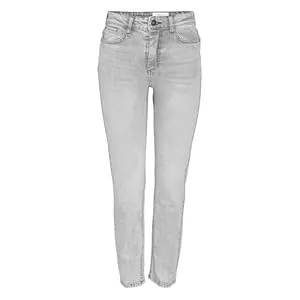 Noisy may Jeans Noisy may NMMONI HW STRAGHT ANK Jeans AZ277LG NOOS Frauen Jeans grau Streetwear