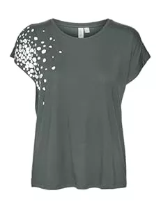 VERO MODA T-Shirts VERO MODA Damen Vmrava S/S O-Neck JRS Btq Ga T-Shirt