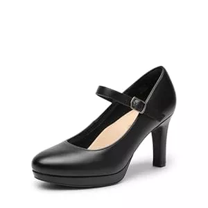 DREAM PAIRS High Heels DREAM PAIRS Dame Mary Janes Pumps High Heel Kleid Schuhe Bequeme niedrige Plattform Pumps für Damen