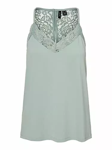 VERO MODA Ärmellose Blusen VERO MODA Female Oberteil ohne Ärmel Spitzen