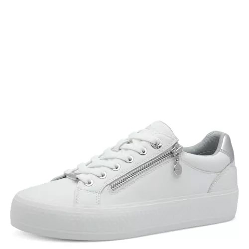 s.Oliver Sneaker & Sportschuhe s.Oliver Damen Sneaker flach mit Reißverschluss Freizeit