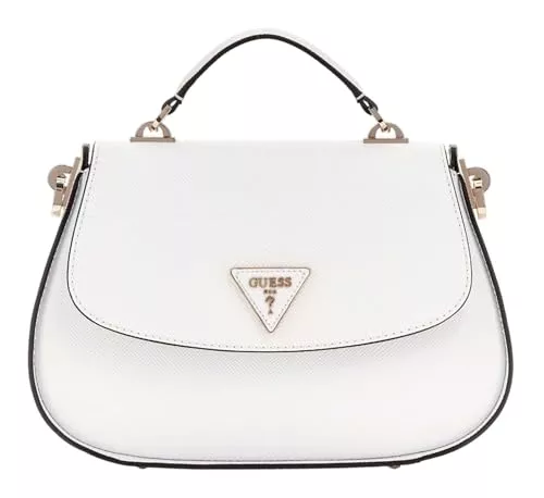 GUESS Taschen & Rucksäcke GUESS Eco Gloriana Girlfriend Satchel Bag White