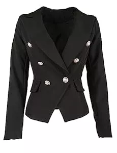 Zeralda Fashion Blazer Zeralda Fashion Damen taillierter Blazer Jacke eleganter Business Look Langarm Anzugjacke Made in Italy