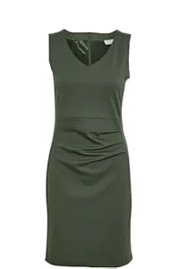 KAFFE Cocktail KAFFE Kleid Sara Damen Kleid Sara Cocktailkleid Ärmellos Elegant Knielang Sommerkleid