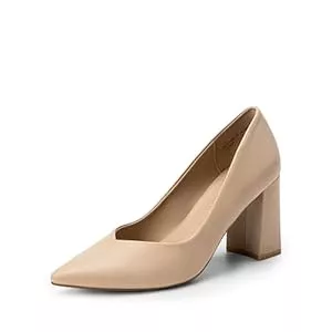 DREAM PAIRS High Heels DREAM PAIRS Damen Pumps mit hohem Blockabsatz, Party-Schuhe, elegant, zum Hineinschlüpfen