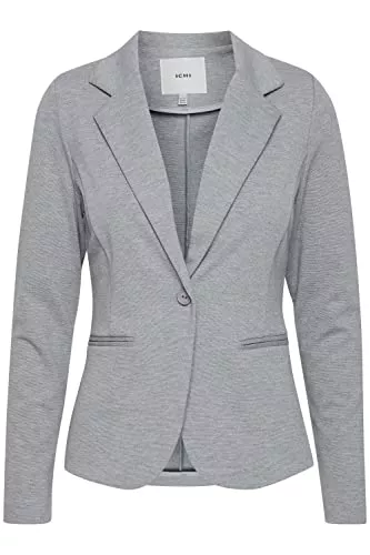 ICHI Blazer ICHI IHKATE BL Damen Blazer Kurzblazer Jacke EIN-Knopf-Blazer mit Stretch und Reverskragen