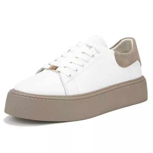 FILIPPO Sneaker & Sportschuhe FILIPPO Plateau Sneaker Damen Leder - Schuhe Damen Sneaker Leder - Halbschuhe
