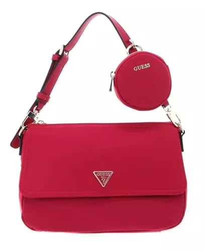 GUESS Taschen & Rucksäcke GUESS Eco Gemma Top Zip Shoulder Bag Magenta