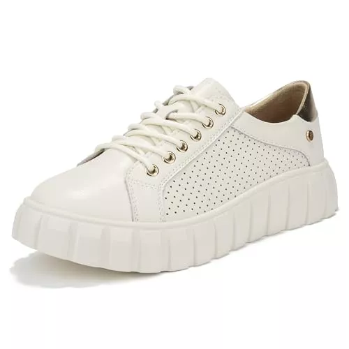 FILIPPO Sneaker & Sportschuhe FILIPPO Plateau Sneaker Damen Leder - Schuhe Damen Sneaker Leder - Halbschuhe
