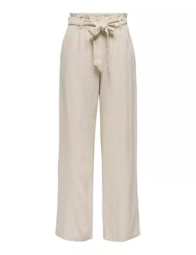 JdY Hosen JdY Damen Jdysay Mw Linen Belt Pant WVN Noos Locker Geschnittene Hose