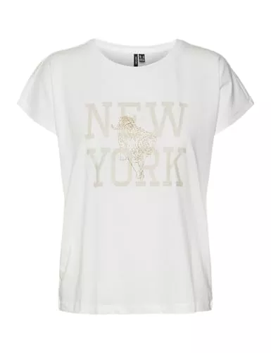 VERO MODA T-Shirts VERO MODA Damen Vmglenny AVA Ss Top Box JRS Ga T-Shirt