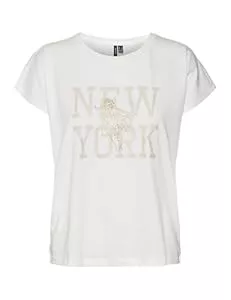 VERO MODA T-Shirts VERO MODA Damen Vmglenny AVA Ss Top Box JRS Ga T-Shirt
