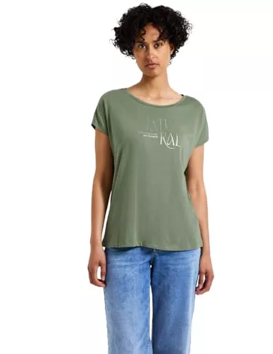 STREET ONE T-Shirts Street One Damen Shirt mit Wording Artwork