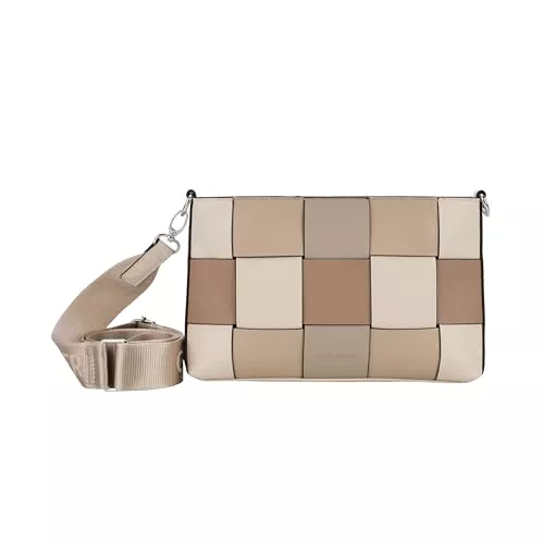 Gerry Weber Taschen & Rucksäcke Gerry Weber - checkers sun Schultertasche für Damen in Bleached Sand, Maße 25x16,5x4 cm