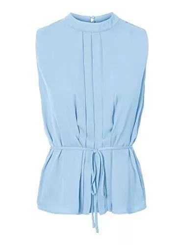VERO MODA Ärmellose Blusen VERO MODA Female Oberteil ohne Ärmel Plissee