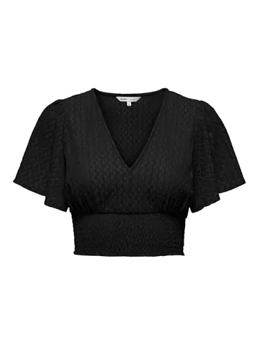 ONLY Tops ONLY Female Gesmoktes Top ONLHANNAH Gesmoktes Top