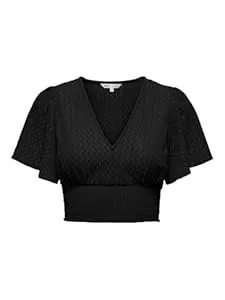 ONLY Tops ONLY Female Gesmoktes Top ONLHANNAH Gesmoktes Top