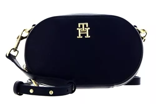 Tommy Hilfiger Taschen & Rucksäcke Tommy Hilfiger Damen Umhängetasche TH Timeless Camera Bag Klein, Blau (Space Blue), Einheitsgröße