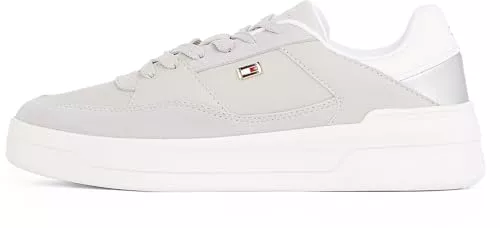 Tommy Hilfiger Sneaker & Sportschuhe Tommy Hilfiger Damen Essent Basket Sneaker Metallic Fw0fw08615 Niedriger Schnitt (Schuhe)