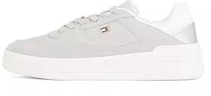 Tommy Hilfiger Sneaker & Sportschuhe Tommy Hilfiger Damen Essent Basket Sneaker Metallic Fw0fw08615 Niedriger Schnitt (Schuhe)