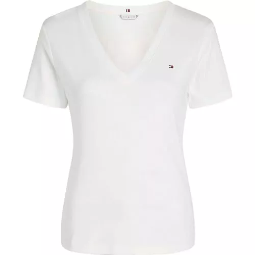 Tommy Hilfiger T-Shirts Tommy Hilfiger Damen Kurzarm Strickoberteile