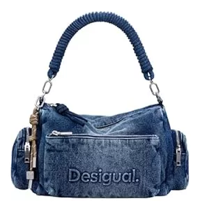 Desigual Taschen & Rucksäcke Desigual Damen 25SAXD22 Bag_Half Logo, Blue