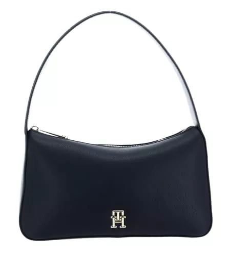 Tommy Hilfiger Taschen & Rucksäcke Tommy Hilfiger Damen Umhängetasche TH Casual Shoulder Bag Klein, Blau (Space Blue), Einheitsgröße