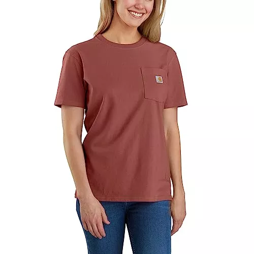 Carhartt T-Shirts Carhartt Loose Fit Heavyweight Short-Sleeve K87 Pocket T-Shirt