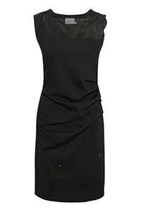 KAFFE Cocktail KAFFE Kleid India Damen Kleid Cocktailkleild Ärmellos Elegant Spitze Knielang Spitzenkleid