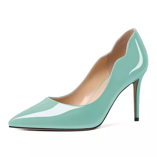 Elashe High Heels Elashe Sexy Damen Pumps Stiletto Absatz Damen Pumps Mit Spitzer Zehenpartie Schuhe Damen Elegant Pumps Slip-on