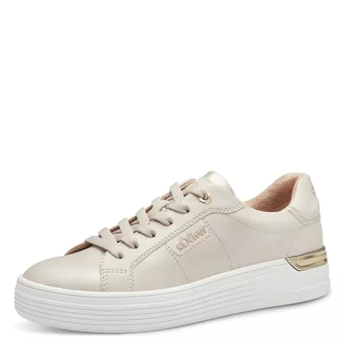 s.Oliver Sneaker & Sportschuhe s.Oliver Damen Sneaker flach mit Dicker Sohle Bequem