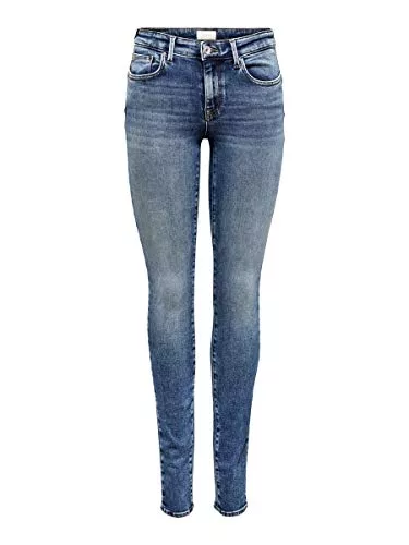 ONLY Jeans ONLY Female Skinny Jeans ONLBLUSH Mittlere Taille Skinny Fit Jeans