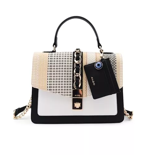 ALDO Taschen & Rucksäcke ALDO Damen Cailla Tasche mit Tragegriff Oben, Schwarz Multi