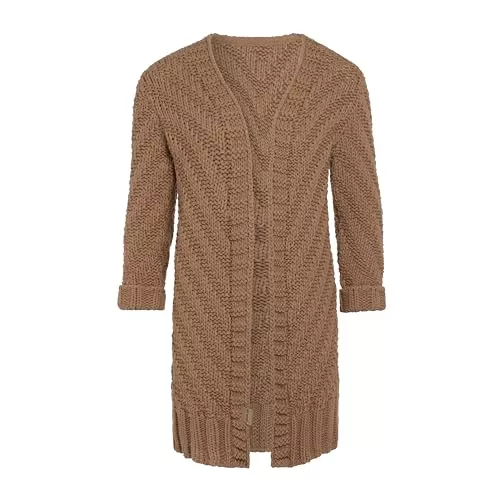 KNIT FACTORY Strickjacken KNIT FACTORY - Sally Strickjacke - Mittellange Damen Strickjacken - Cardigan mit Wolle - Grobstrickjacke - Strickweste für den Herbst und Winter - Hochwertige Qualität