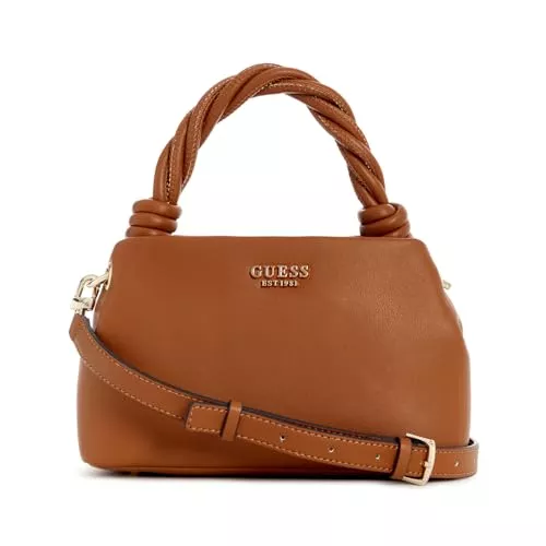 GUESS Taschen & Rucksäcke GUESS Sansa Top Handle Crossbody Bag Cognac