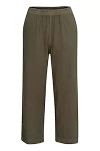 KAFFE Hosen KAFFE Casual Hose KAnaya Damen Casual Hose Culotte Weites Bein Hohe Taille Capri Damenhose