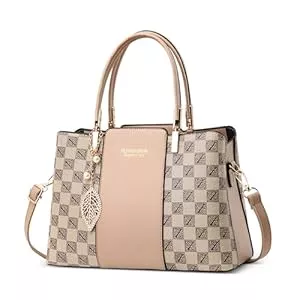 DORRISO Taschen & Rucksäcke DORRISO Stilvoll Einfach Damen Handtaschen Henkeltaschen Anti-Dieb Reisen Umhängetasche Mittel Groß mit Anhänger Urlaub Einkaufen Party Büro Wasserdicht PU Leder