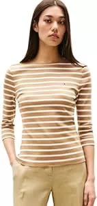 Tommy Hilfiger Langarmshirts Tommy Hilfiger Damen Kurzarm Strickoberteile
