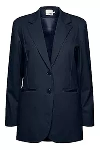 ICHI Blazer ICHI IHKATE SUS Oversize BL Damen Blazer Longblazer Jacke Long-Blazer mit Knöpfen Stretch und Reverskragen