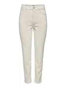 ONLY Jeans ONLY Female Straight-Fit Jeans ONLEMILY Hohe Taille Gerade geschnitten Jeans