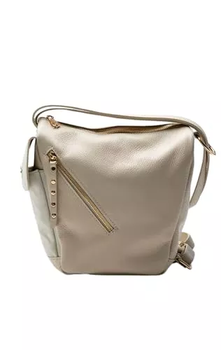 BARONE Taschen & Rucksäcke BARONE Tasche aus echtem Leder für Damen – Ledertasche – kleiner Reiserucksack Made in Italy VIVOLI