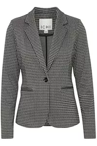 ICHI Blazer ICHI IHKate Damen Blazer Anzugsblazer Jackenblazer mit Reverskragen 1-Knopf-Manschette Paspeltaschen Regular fit
