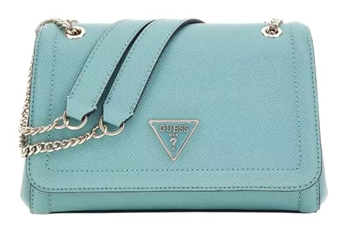 GUESS Taschen & Rucksäcke GUESS Noelle Covertible Xbody Flap Bag Teal