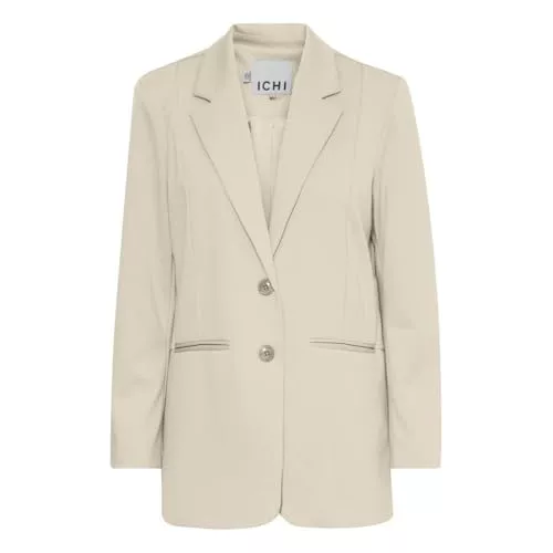 ICHI Blazer ICHI IHKATE SUS Oversize BL Damen Blazer Longblazer Jacke Long-Blazer mit Knöpfen Stretch und Reverskragen