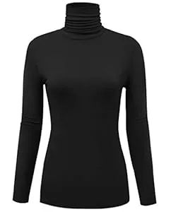AUHEGN Pullover & Strickmode AUHEGN Damen Mock Rollkragen Top Kurzarm Leichtes Active T-Shirt (S-XXL)