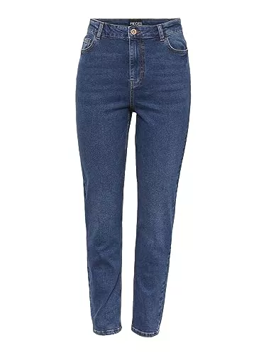 PIECES Jeans PIECES Kesia High Waisted Ankle Length Mom Jeans