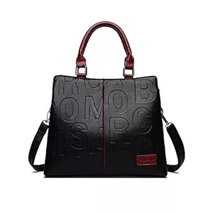 NICOLE & DORIS Taschen & Rucksäcke NICOLE & DORIS Damen Handtasche Elegant Tote Tasche Schultertaschen PU Leder Henkeltaschen Mittelgroß Satchel Handtasche Umhängetasche für Büro Shopper Alltags