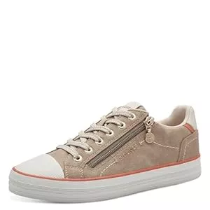 s.Oliver Sneaker & Sportschuhe s.Oliver Damen Sneaker flach mit Reißverschluss Low Top