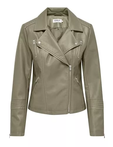 ONLY Jacken ONLY Damen Onlgemma Faux Leather Biker OTW Noos Jacke